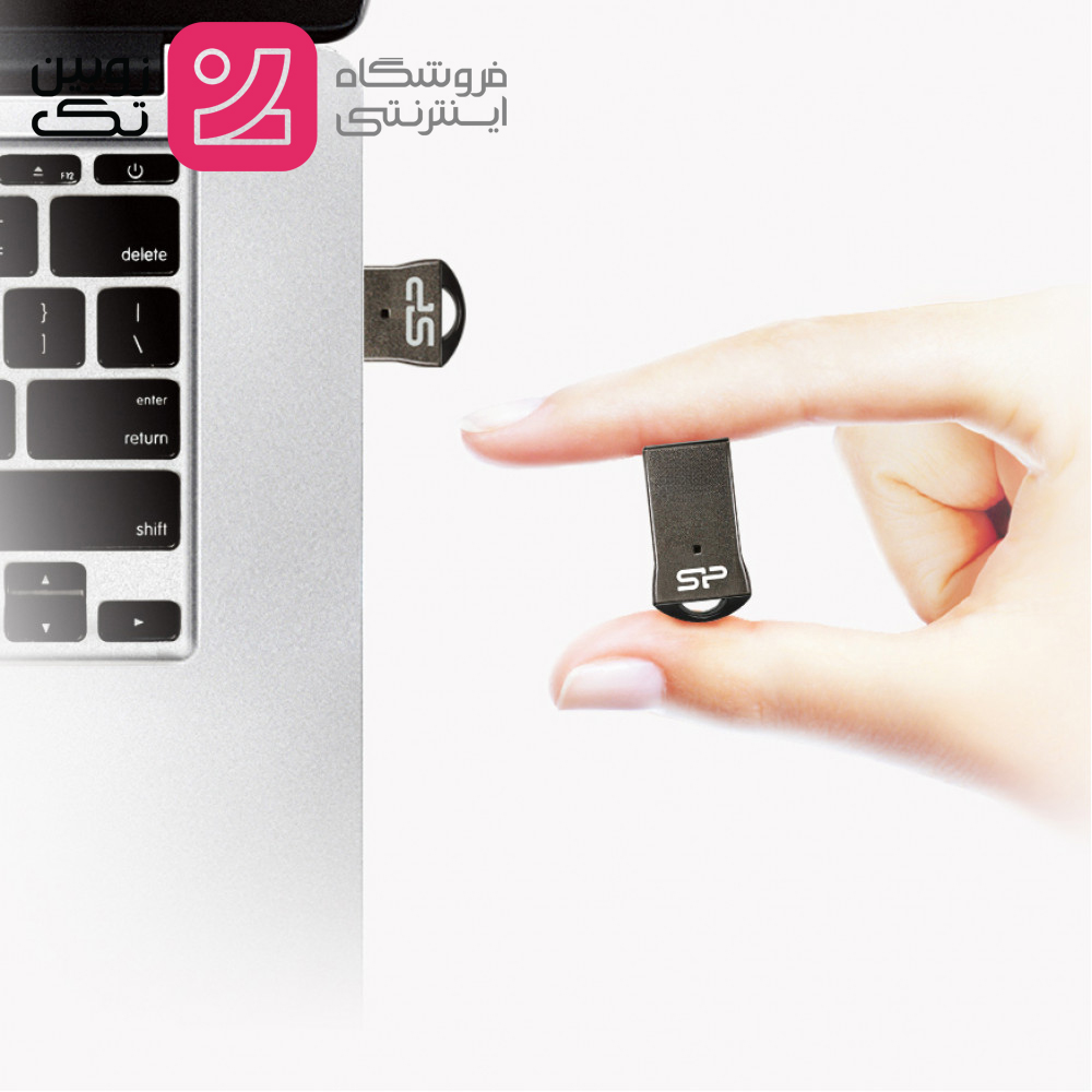 فلش مموری 16GB برند SILICONPOWER مدل Touch T01