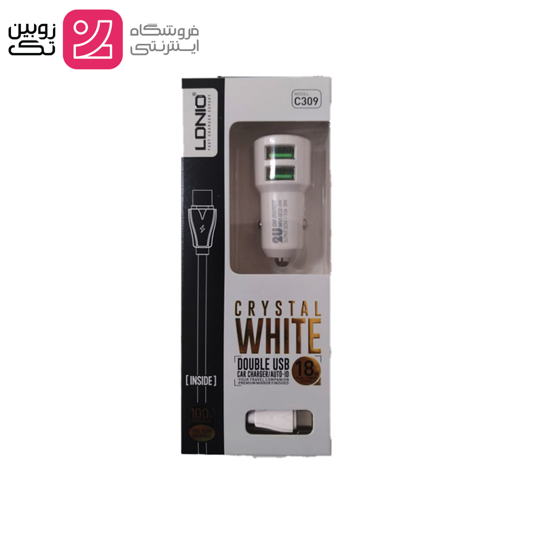 شارژر خودرو 18w برند ldino‌ مدل c309