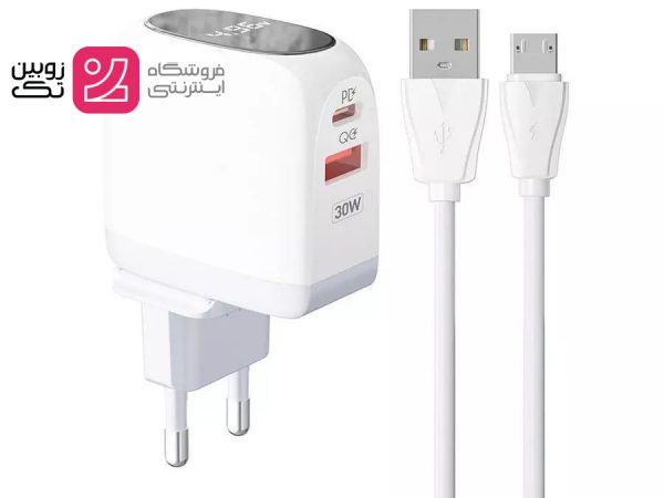 شارژر 30w PD برند LDNIO مدل a2522c